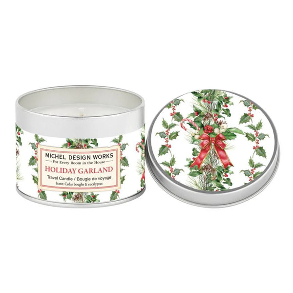 Holiday Garland Travel Candle Madison's Niche 