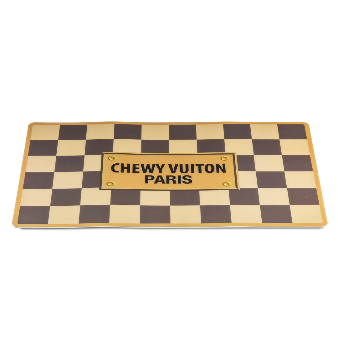 Checker Chewy Vuitton Placemat - Madison's Niche 