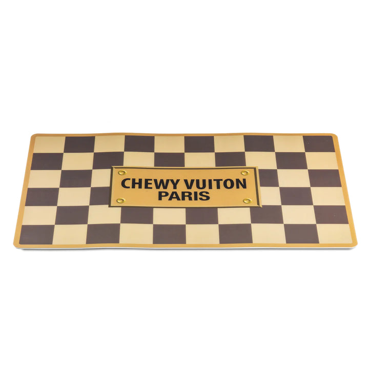 Checker Chewy Vuitton Placemat - Madison's Niche 