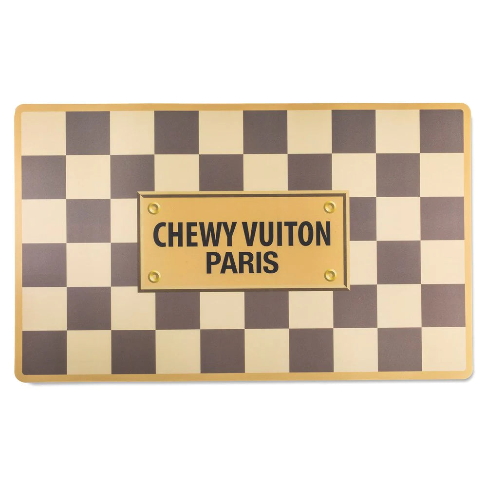 Checker Chewy Vuitton Placemat