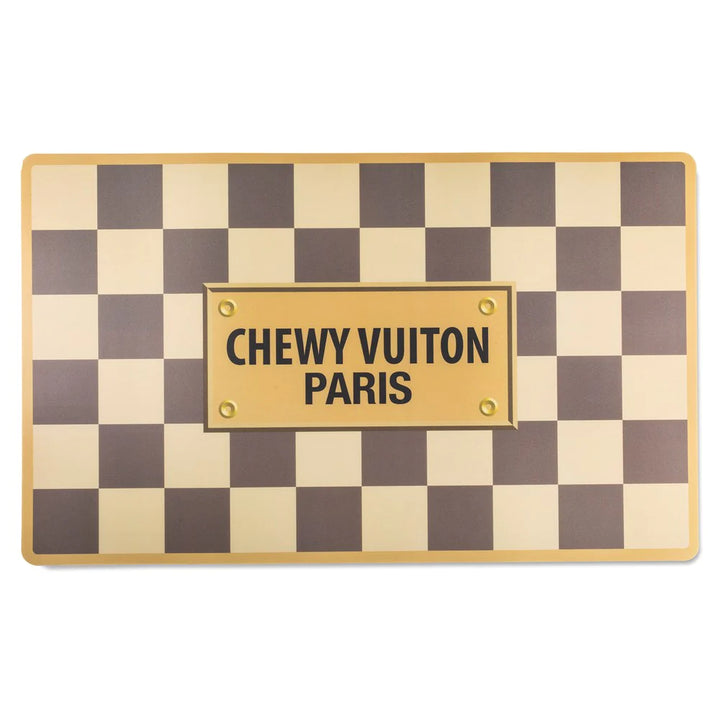 Checker Chewy Vuitton Placemat - Madison's Niche 