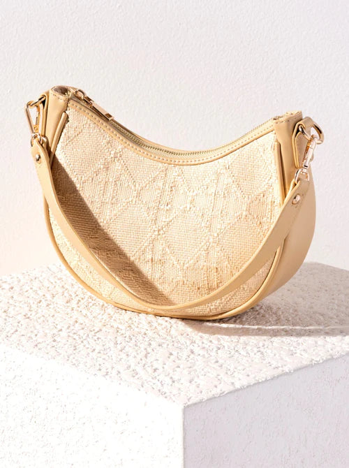 Adrienne Shoulder Bag in Natural - Madison's Niche 