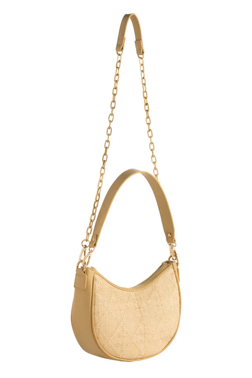Adrienne Shoulder Bag in Natural - Madison's Niche 