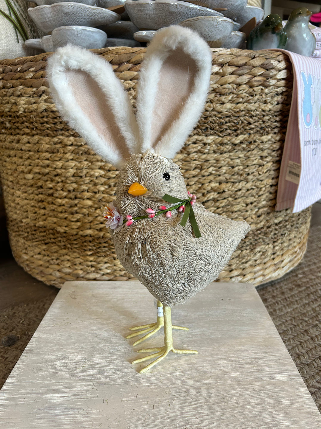 11" Chick with Bunny Ears - Madison's Niche 