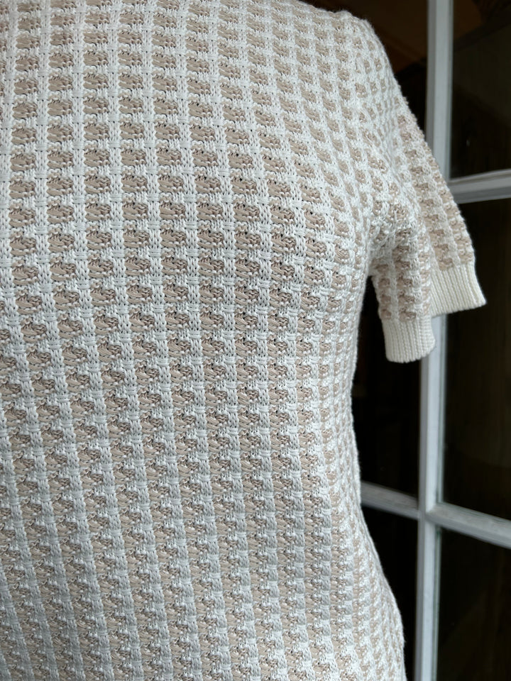 Knit Short Sleeve Sweater