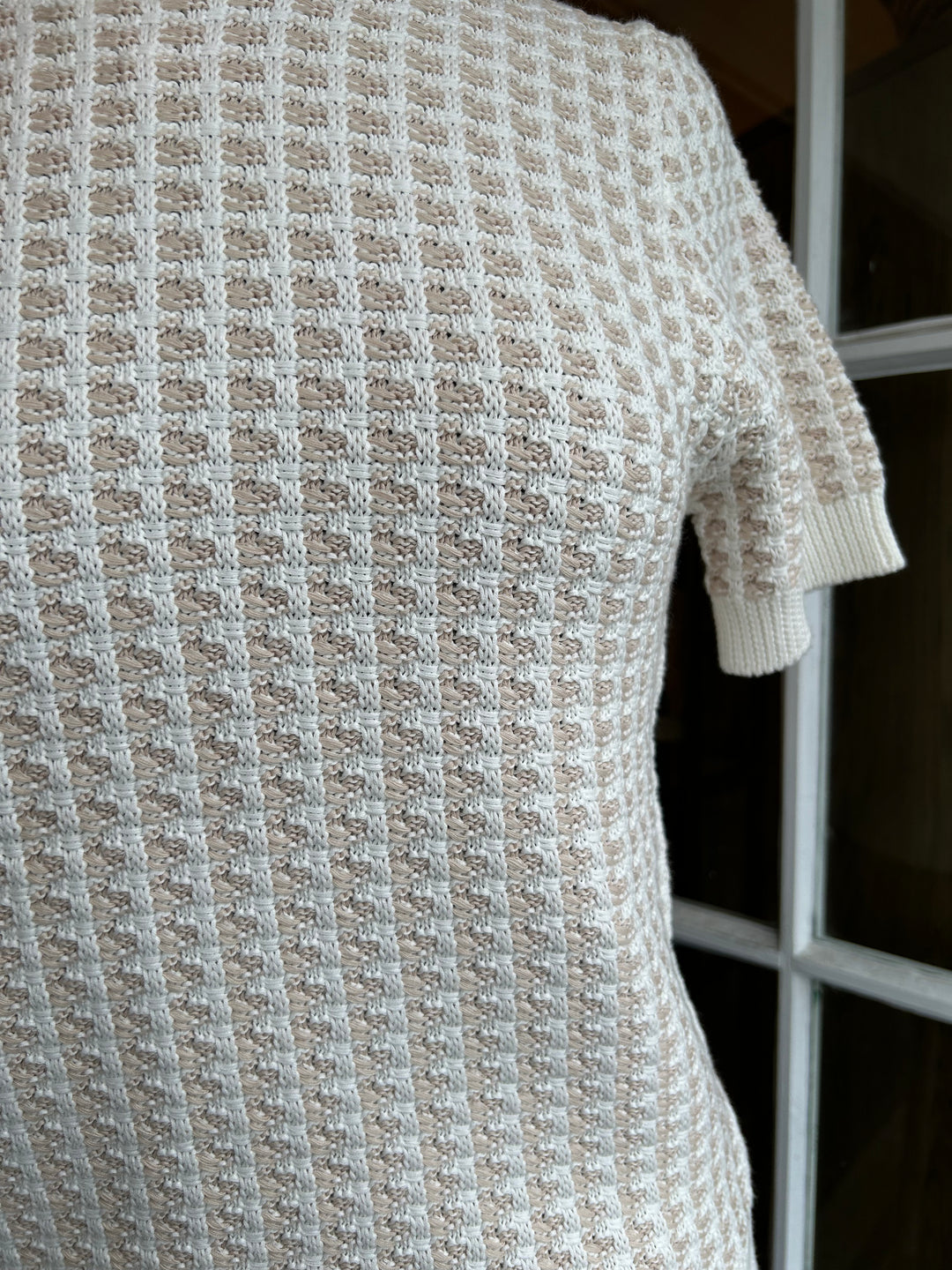 Knit Short Sleeve Sweater