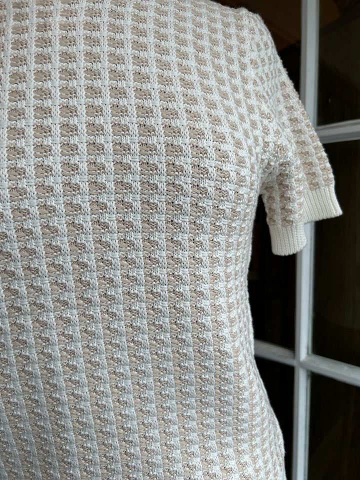 Knit Short Sleeve Sweater - Madison's Niche 