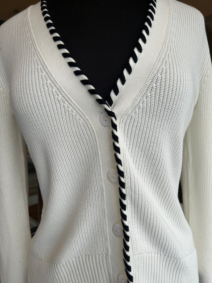 Whip Stitch Fitted Cardigan