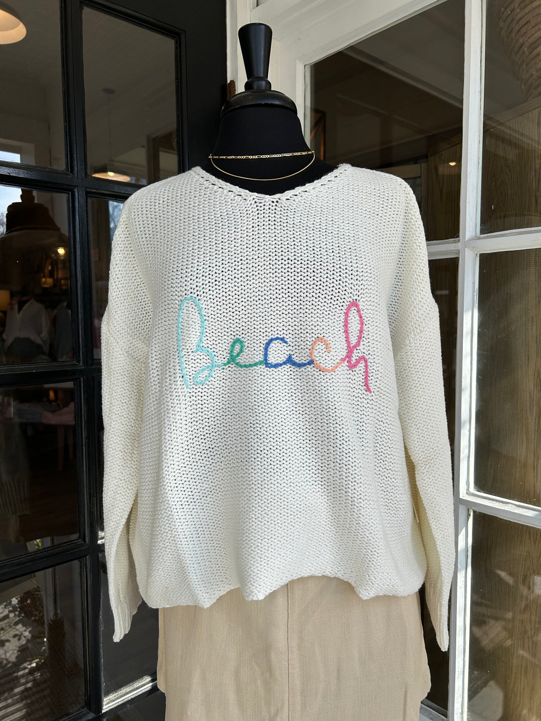 Multi "Beach" Sweater