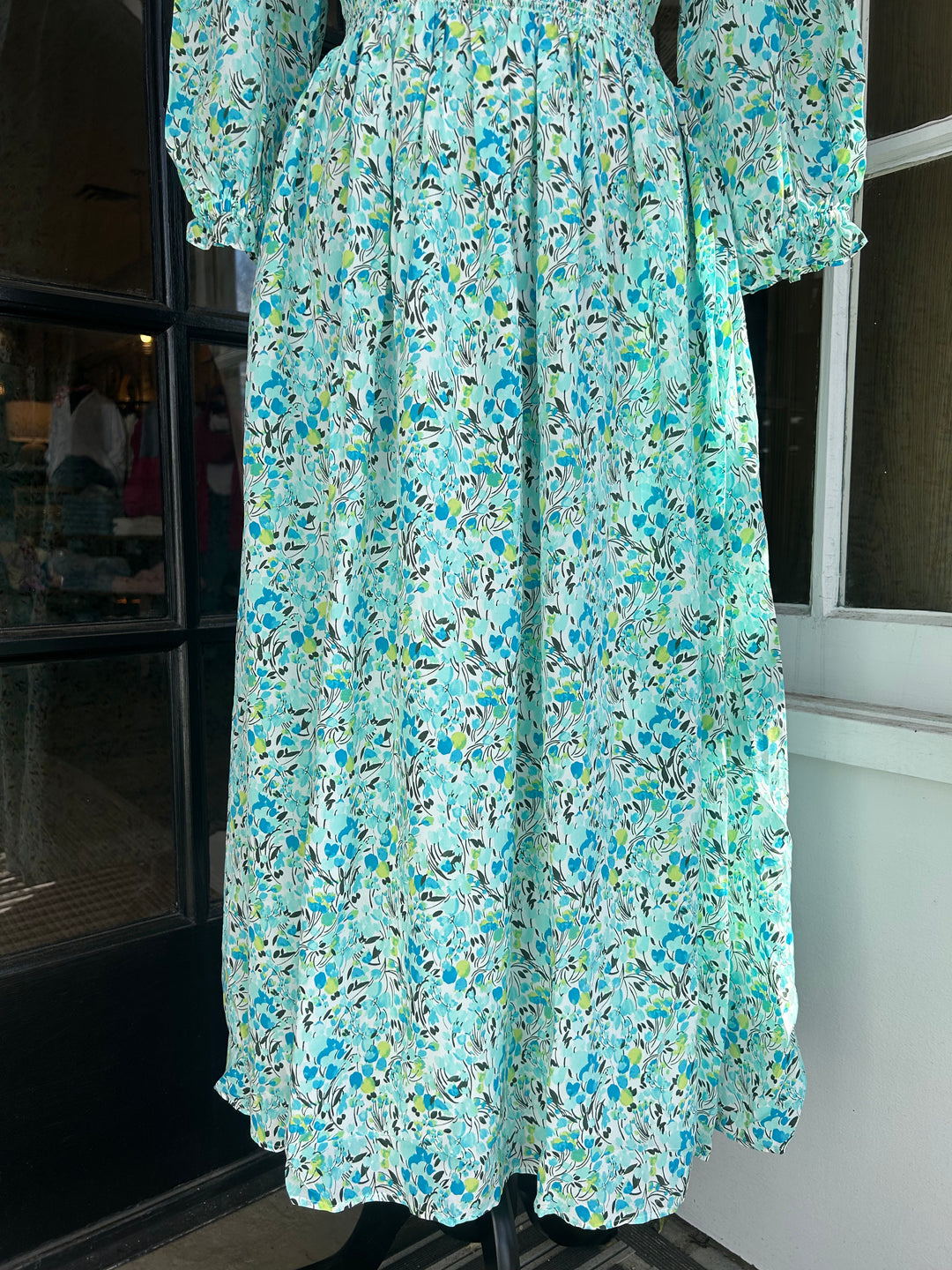 Smocked Waist Maxi Dress - Madison's Niche 