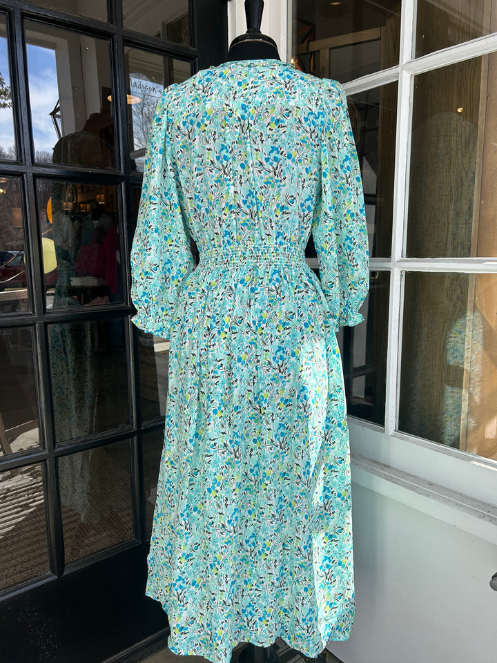 Smocked Waist Maxi Dress - Madison's Niche 