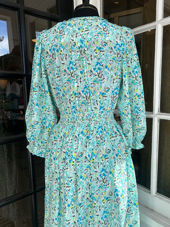 Smocked Waist Maxi Dress - Madison's Niche 