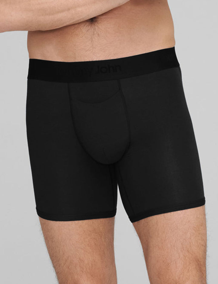 Second Skin 6" Boxer Brief in Black - Madison's Niche 