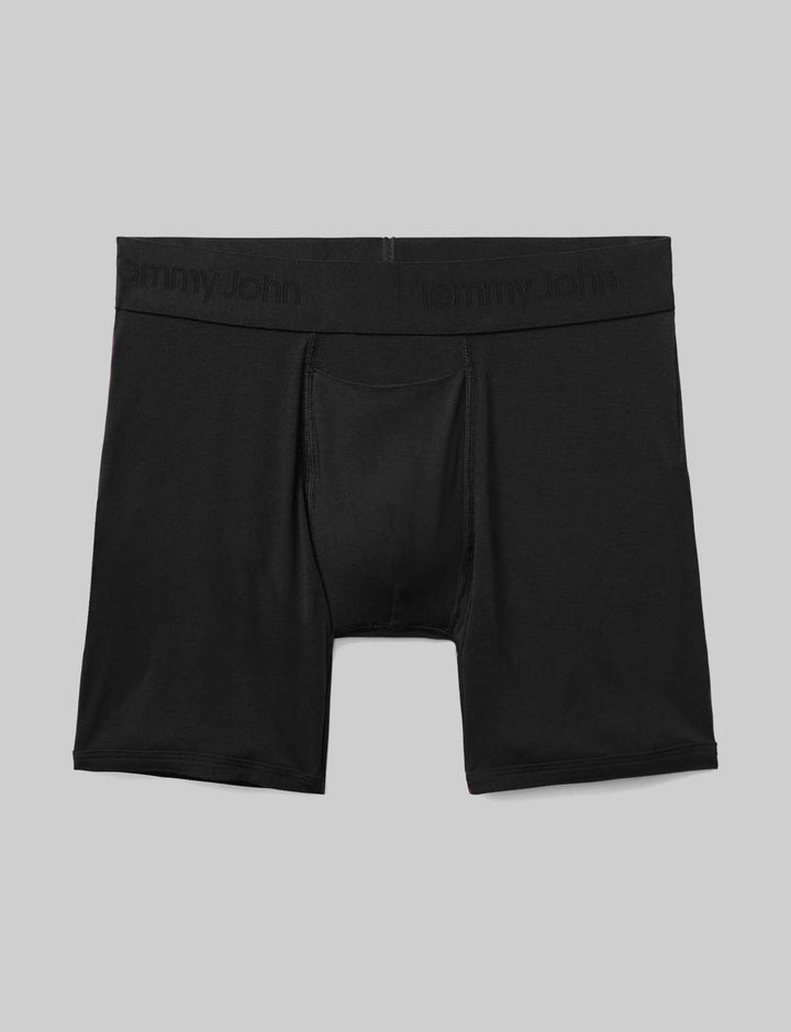 Second Skin 6" Boxer Brief in Black - Madison's Niche 