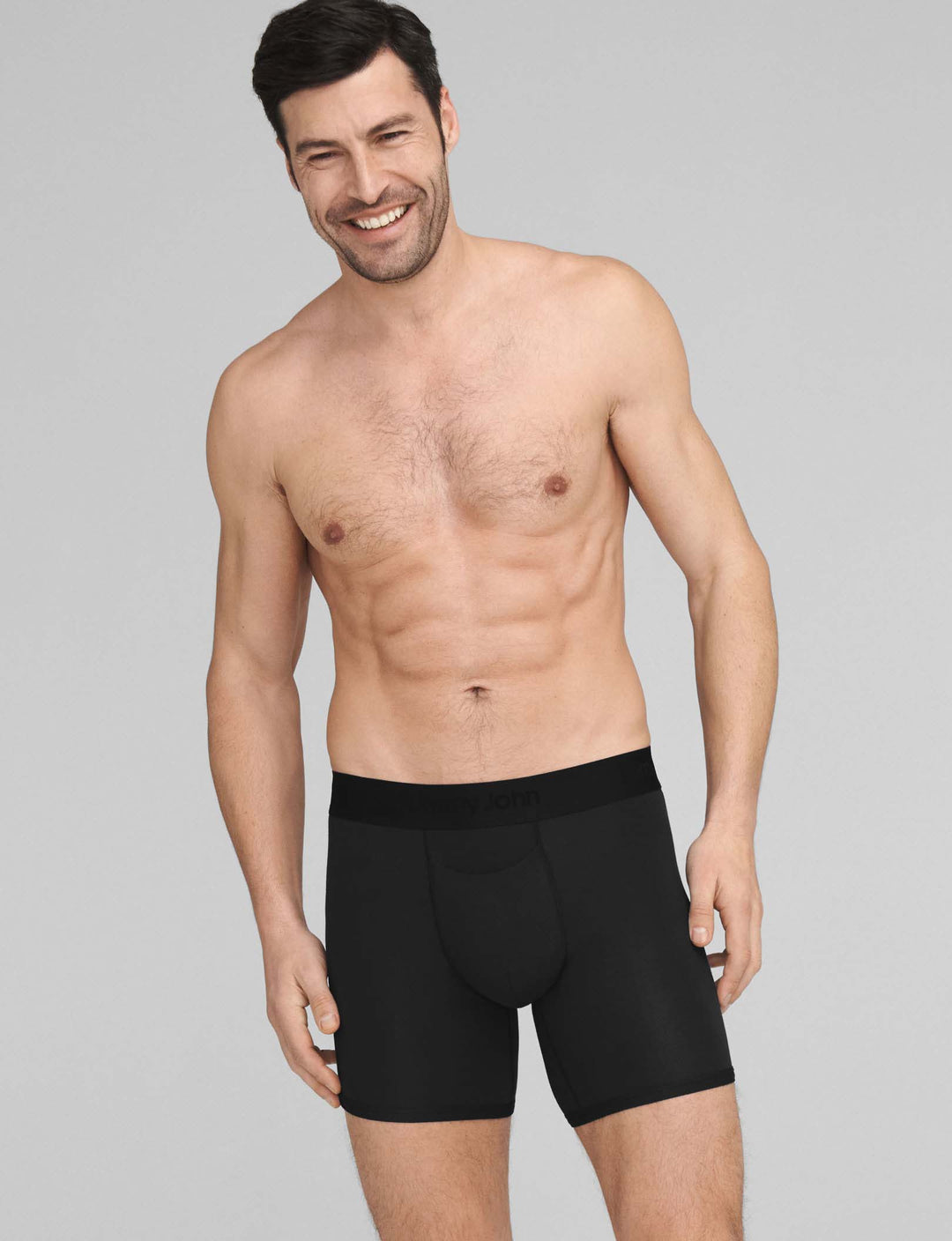 Second Skin 6" Boxer Brief in Black - Madison's Niche 