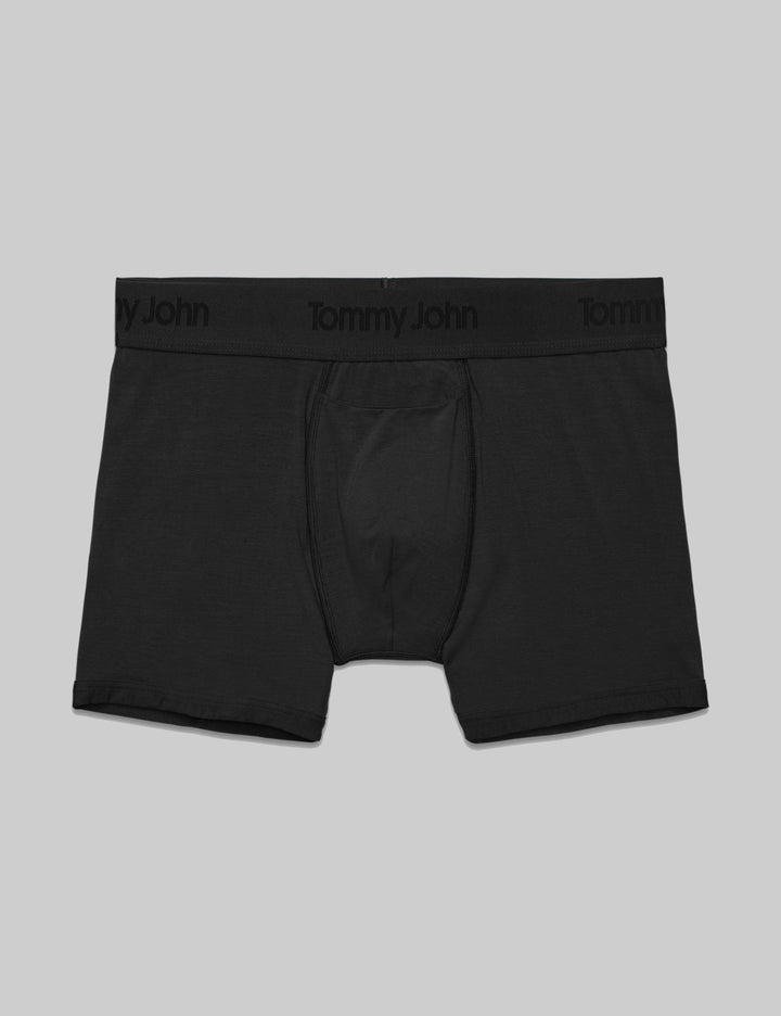 Second Skin 4" Boxer Brief in Black - Madison's Niche 