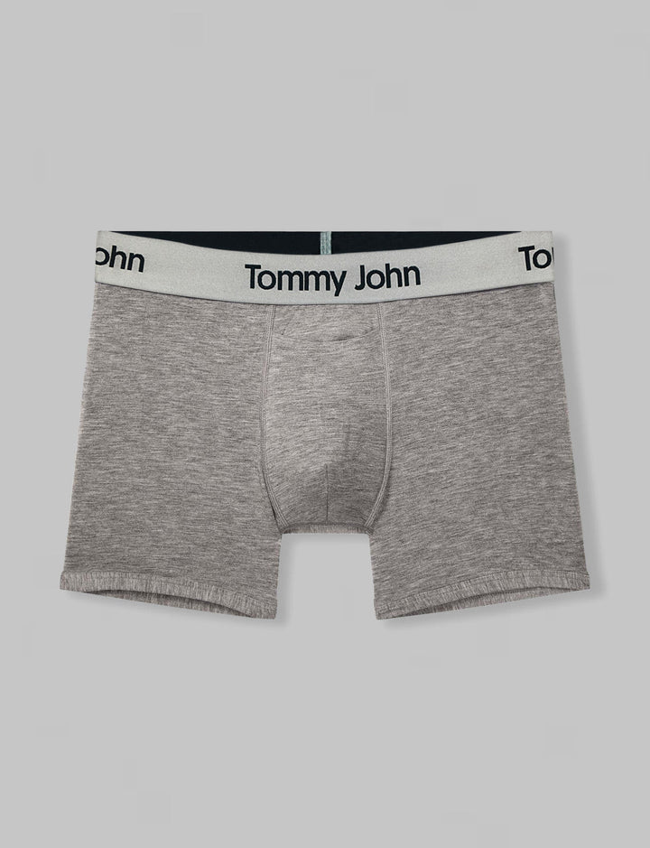 Second Skin 4" Boxer Brief in Heather Grey - Madison's Niche 