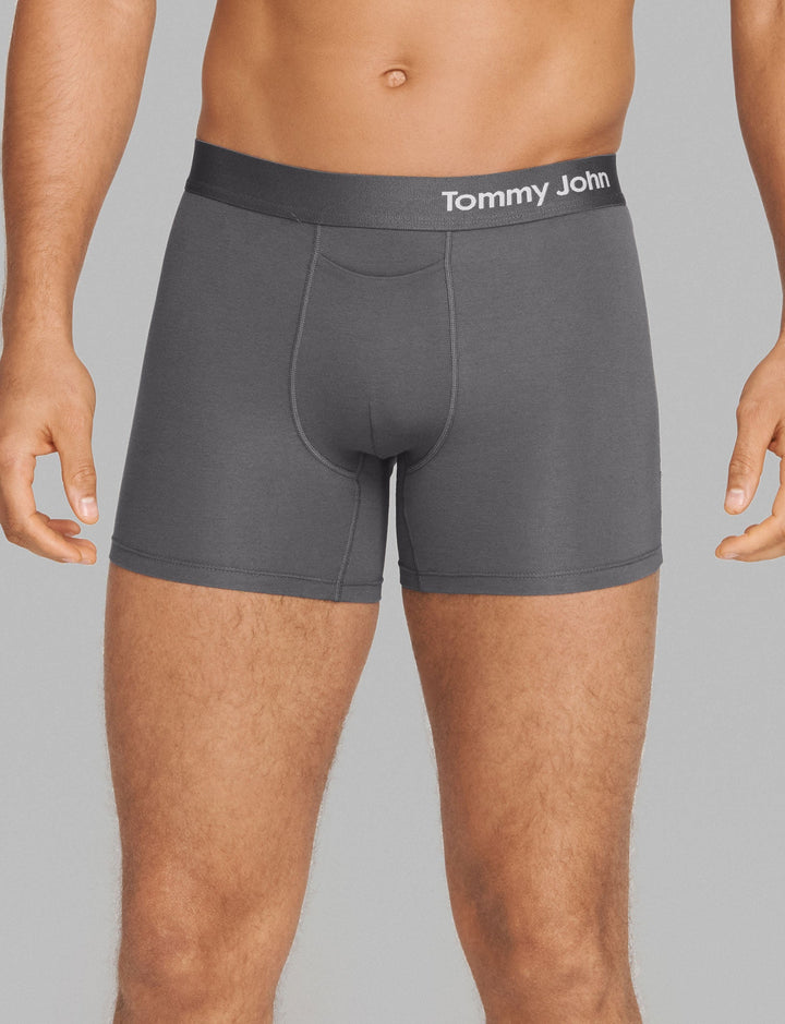 Cool Cotton 4" Boxer Brief in Iron Grey - Madison's Niche 
