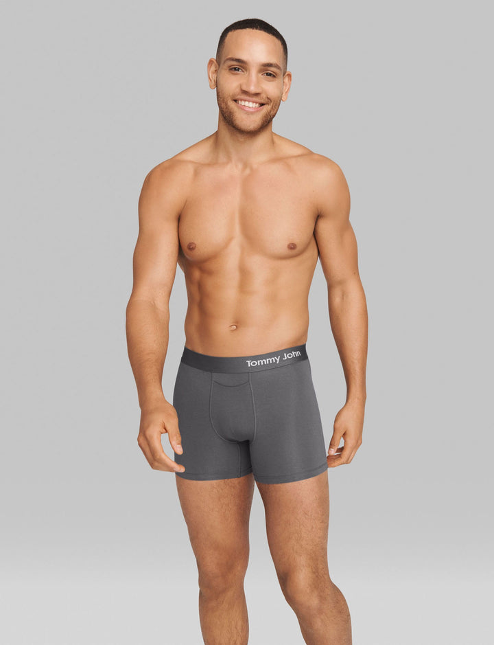 Cool Cotton 4" Boxer Brief in Iron Grey - Madison's Niche 