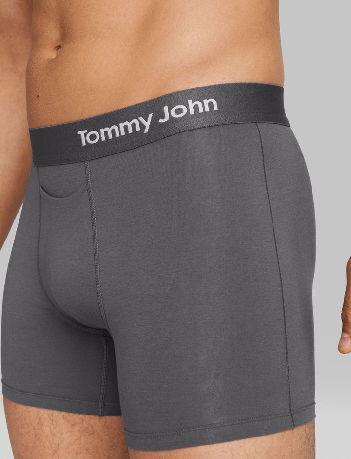 Cool Cotton 4" Boxer Brief in Iron Grey - Madison's Niche 