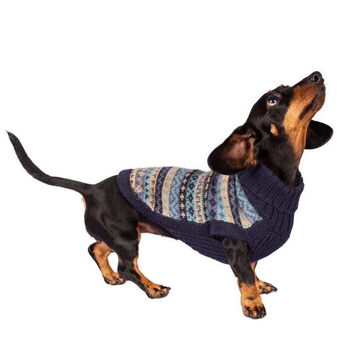 Sweater in Apres Ski Blue - Madison's Niche 