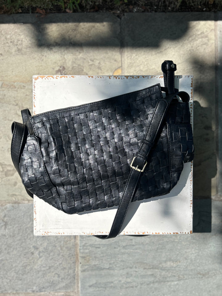 Bowler Satchel in Black - Madison's Niche 