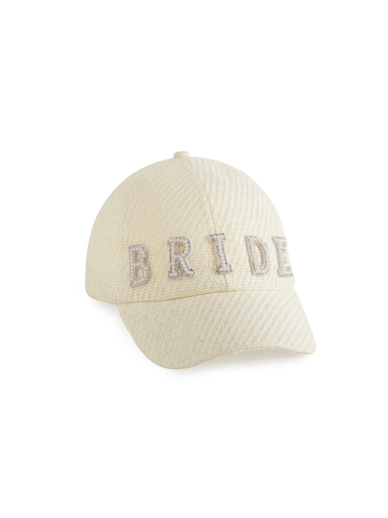 Ivory Bride Pearl Ball Cap