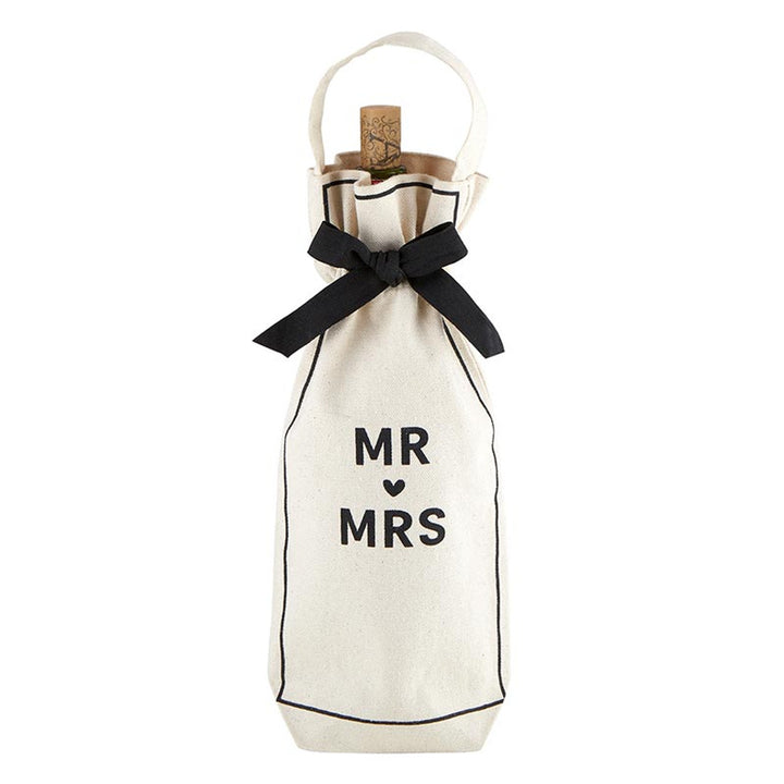 Mr and Mrs Wine Bag