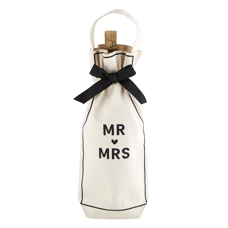 Mr and Mrs Wine Bag