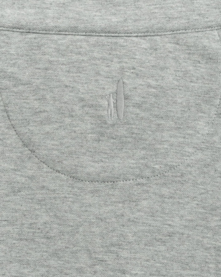 Sully 1/4 Zip Pullover in Light Gray