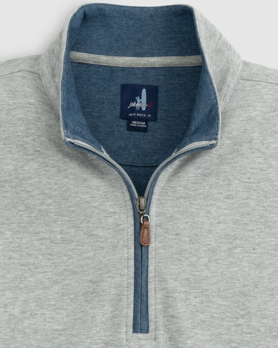 Sully 1/4 Zip Pullover in Light Gray