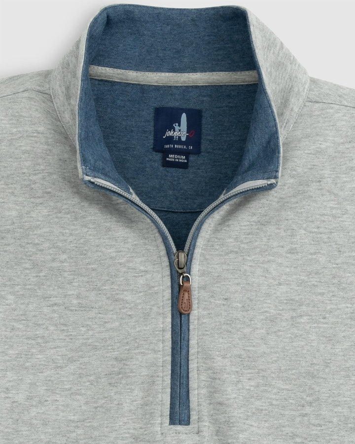 Sully 1/4 Zip Pullover in Light Gray