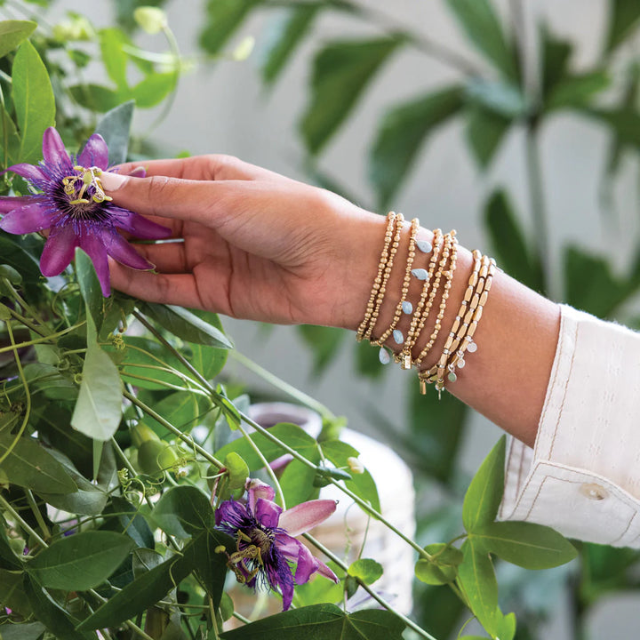 Metal Wrap Bracelet- Rose