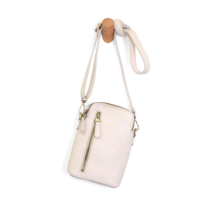 Jolene Crossbody Phone Bag in Ecru