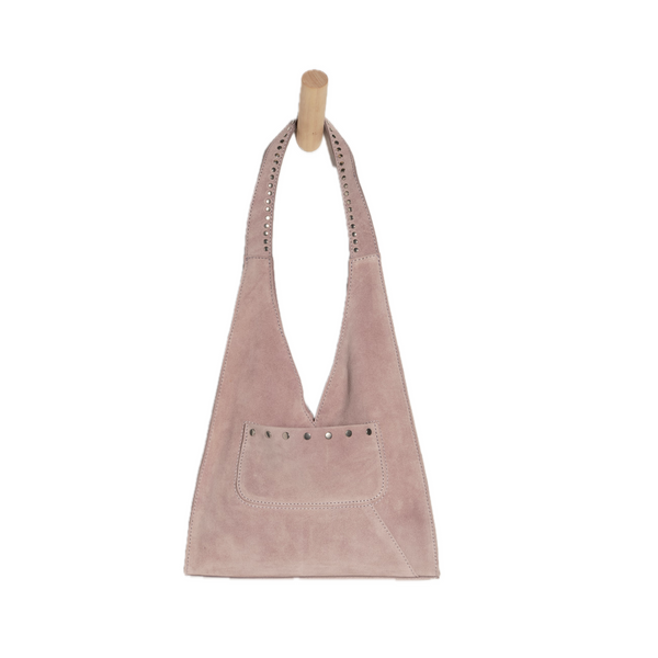 Knox Studded Suede in Lilac Dust Madison's Niche 