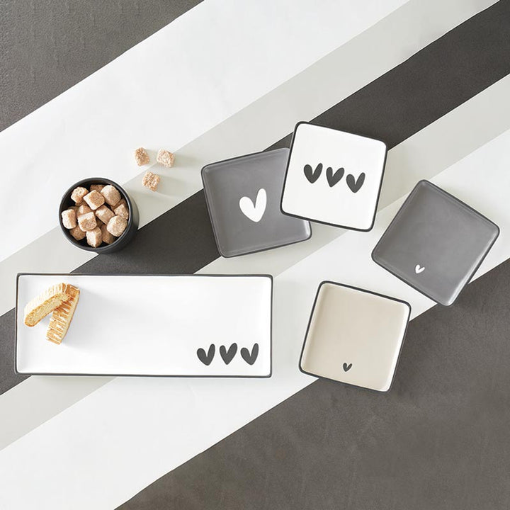 Hearts Ceramic Tray