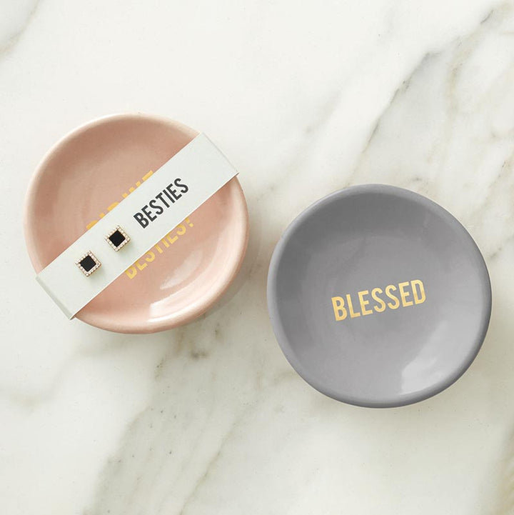 "Blessed" Earrings & Tray Set