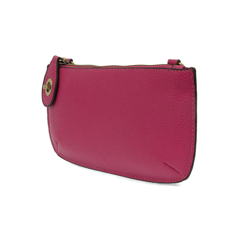 Mini Crossbody Wristlet in Fuchsia