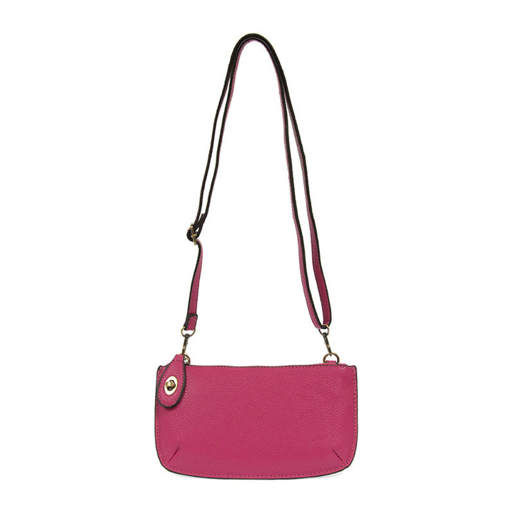 Mini Crossbody Wristlet in Fuchsia