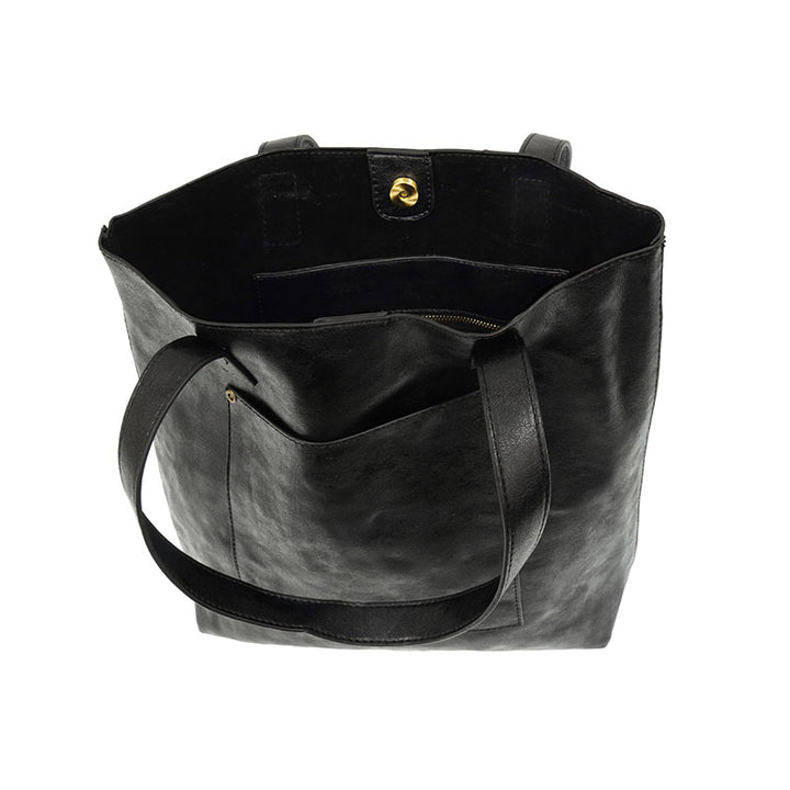Charlie North/South Tote in Black