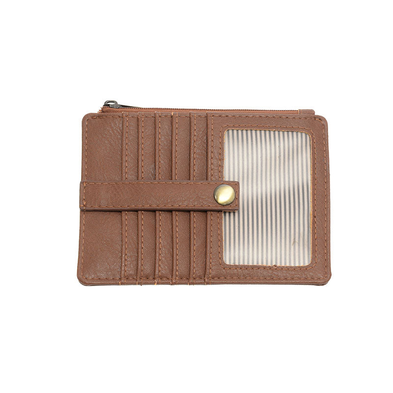 Penny Mini Travel Wallet in Walnut