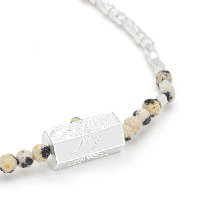Joy Stella Bracelet in Dalmatian Silver