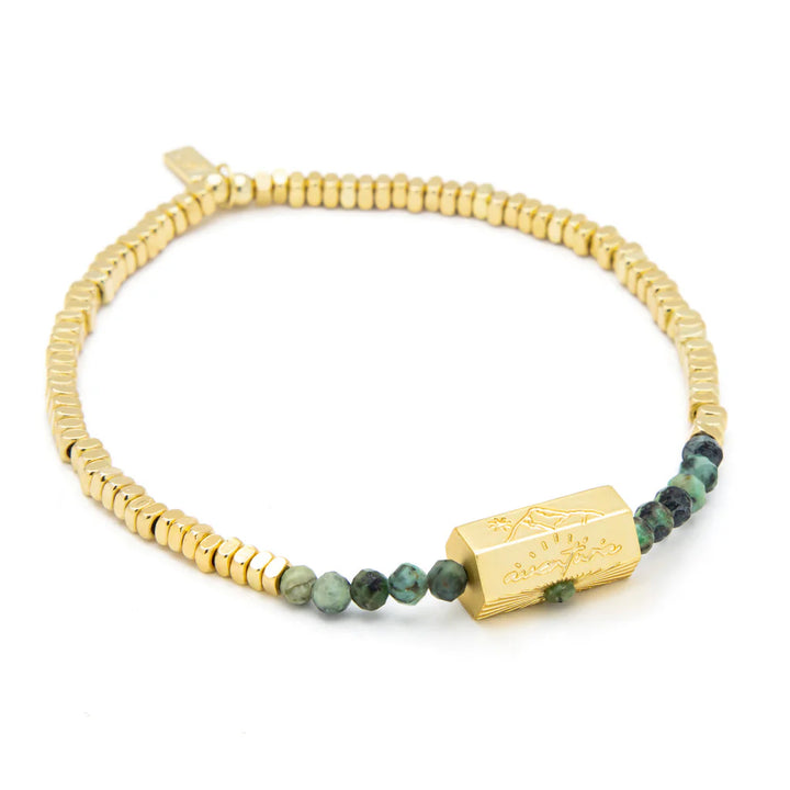 Transformation Stella Bracelet in African Turquoise Gold