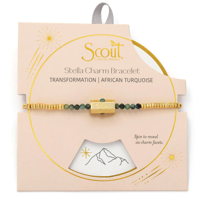 Transformation Stella Bracelet in African Turquoise Gold