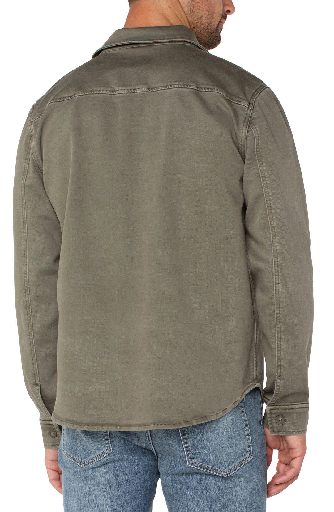 Pewter Green Overshirt