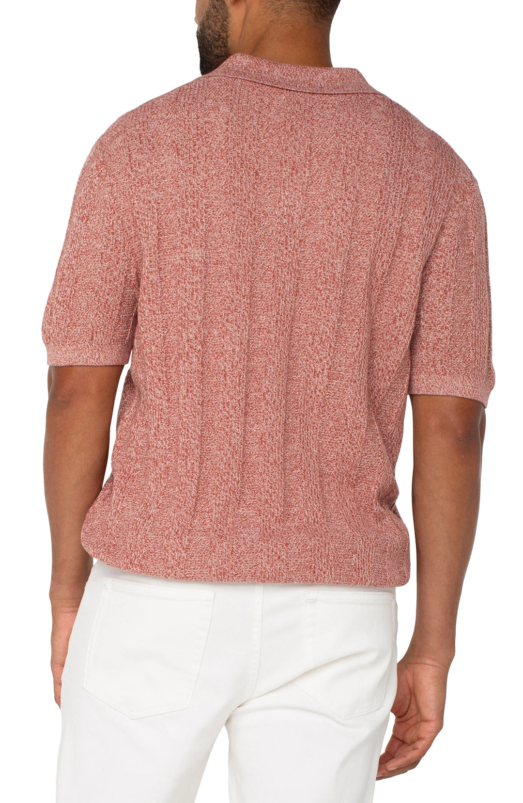 Nantucket Red Johnny Collar Sweater Knit