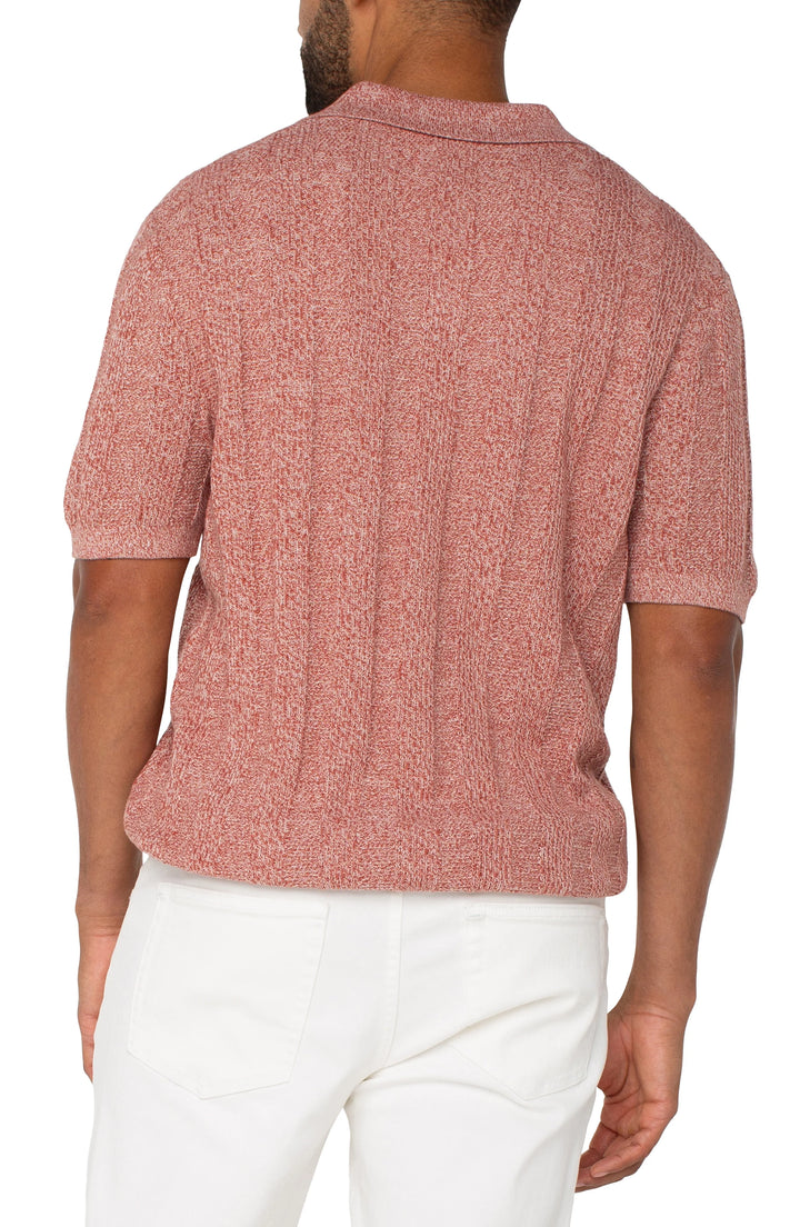 Nantucket Red Johnny Collar Sweater Knit