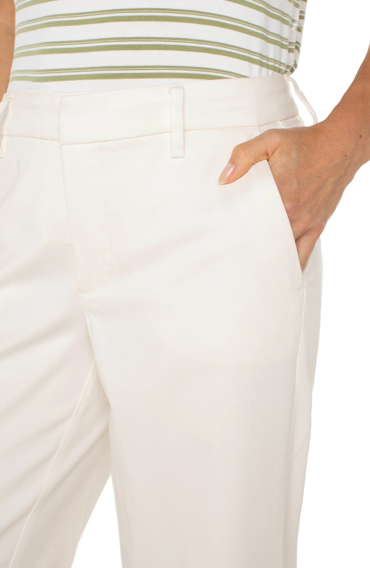 Kelsey Wide Leg Trouser In Bone
