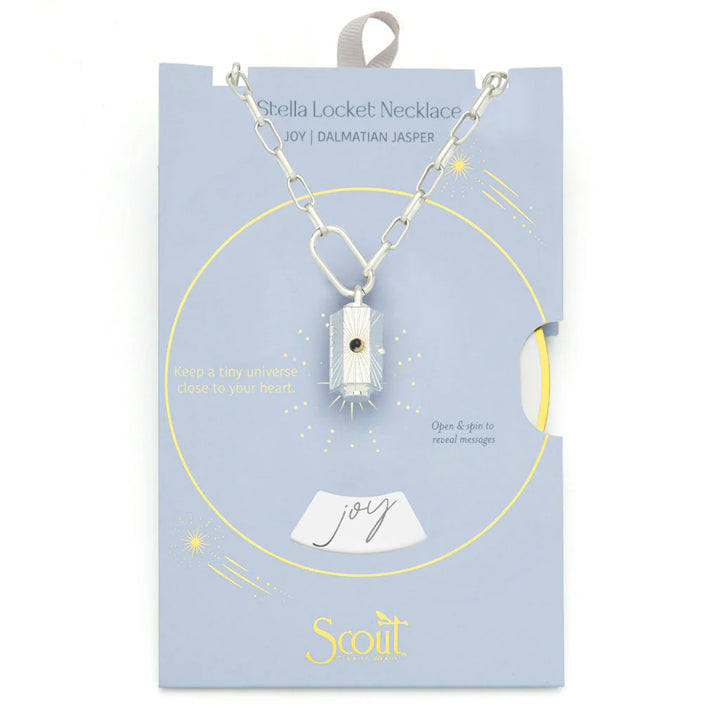 Joy Stella Necklace in Dalmatian Silver