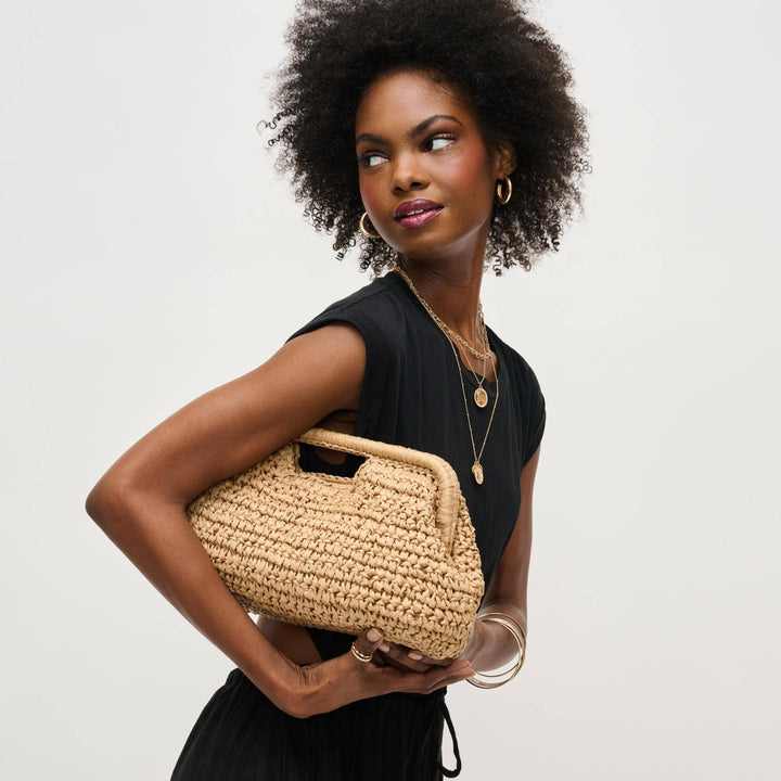Lani Clutch in Natural